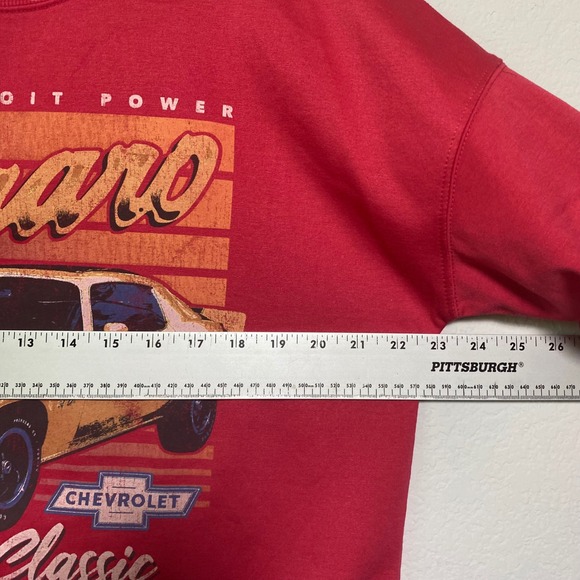 Pink Chevrolet Camaro Sweatshirt Detroit Power American Classic GM Official L - Picture 5 of 7